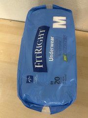 4 Fitright Super Protective Adult Pull Up Underwear Medium ( 28-40 In) 80 Qty