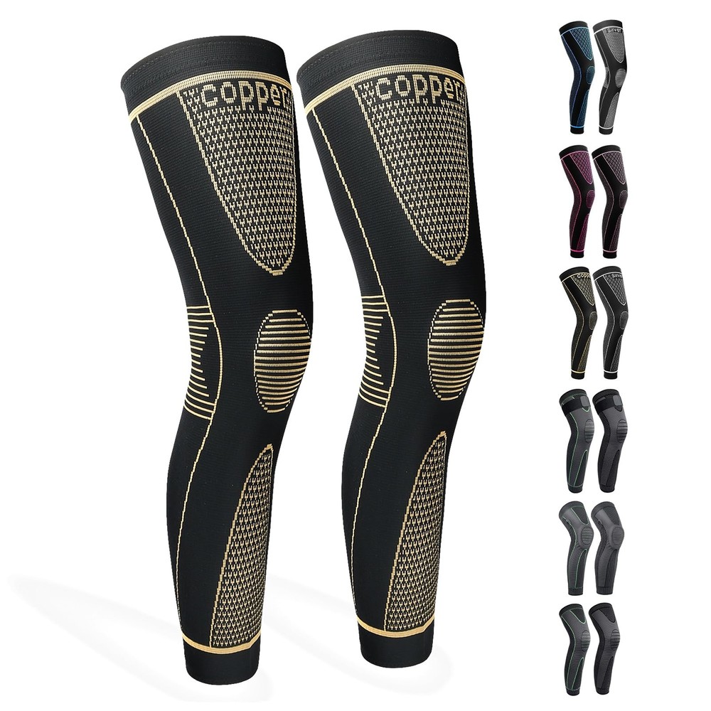 Full Leg Sleeves Long Compression Leg Sleeve Knee Sleeves Protect Leg, for Ma…