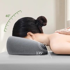 Face Down Pillow Memory Foam Prone Cushion Breathable Massage Headrest Anti-Slip