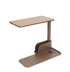 HEALTHLINE Home Adjustable Right Side Bedside Table Overbed Tray Overbed Table