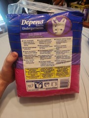 VTG Depend Diapers 1990’s Lot of 2 Size XL 30 Count