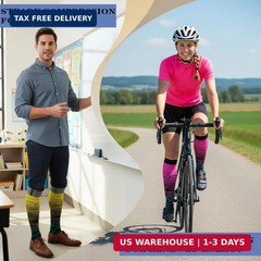 Sooverki Copper Compression Socks for Men & Women 8 Pack 15-20mmHg – Knee High S