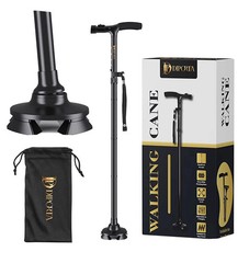 Walking Cane For Men and Women With 5 Height Adjustable Levels. Led Lights