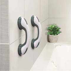 2Pack Shower Grab Bar 12″ Showers Suction Bar Handle Bathroom Safety Grip Handle