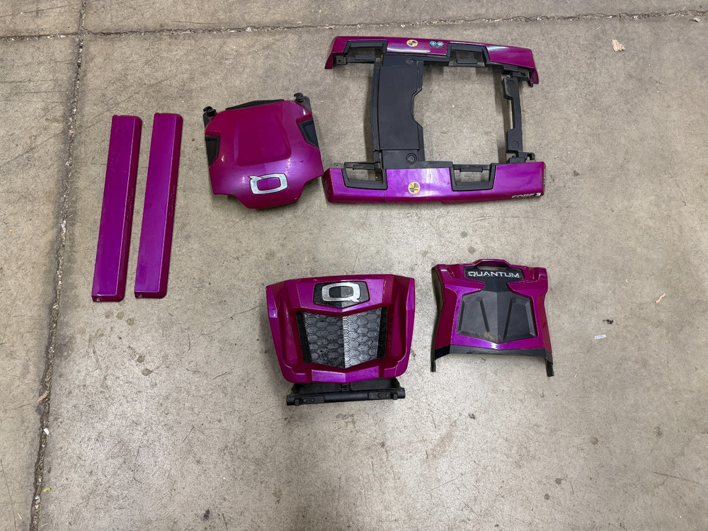 Quantum Edge 3 Wheelchair Shroud Trim Lot Purple