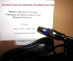 Lead-Acid Battery Maximizer Charger 24V Mobility Wheelchair VRLA SLA AGM Gel