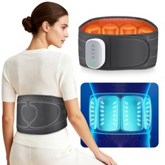 US Heating Massage Decompression Belt Lumbar Support for Lower Back Pain Relief