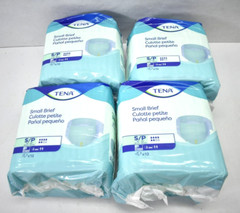 Lot of 48 Tena Small Briefs Small Size Diapers Incontinence Adult Elderly Use