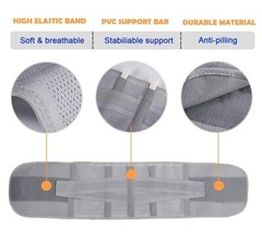 Lumbar Waist Support Belt Strong Lower Back Brace Pain Relief Spine Surgery Band