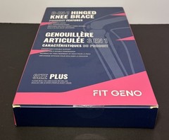 Fit Geno 3-in-1 Hinged Knee Brace SIZE PLUS XXL 3XL Adjustable Knee Support NEW