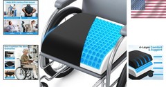 Maintain Comfort with High-Density Cooling Gel Cushion for Extended Sitting