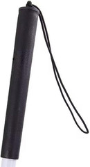 Aluminum Folding Walking Cane Stick Reflective Red for the Blind or White,Red