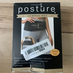 Vriksasana Posture Sacroiliac Hip Belt for Women and Men Reg Size 32″-45″