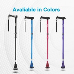 Walking Cane-Foldable,Adjustable,Collapsible,Heavy Duty All Terrain Tip