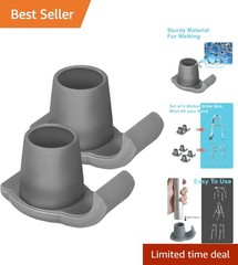 2 Pack Universal Walker Ski Glides for Seniors