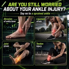 Ankle Brace for Men & Women – Professional Lace Up Ankle Support Stabilizer –