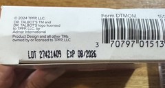 Dr. Talbot’s Breast Milk Freshness Sensors – 48ct exp: 08/2026