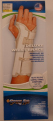Sportaid Wrist Brace Deluxe Left Beige Medium 1 each By Scott Specialties