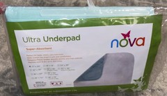 Nova Underpad (17” X 24”) Reusable Super Absorbent Light Green By Nova