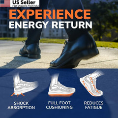Dr. Scholl’s Advanced Pain Relief F) MEN 9.5-10 | WOMEN 10.5-11, Multicolor