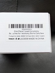 One-Piece Closed Colostomy Bags 20 PCS, DERAYMI 15mm-50mm Cut-to-Fit