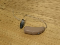 Phonak Audéo V70 312T (Right) Receiver in Canal (RIC) Beige Hearing Aid