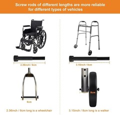 Durable 2 PCS 7-Inch Replacement Wheels for Wheelchairs – Eco-Friendly Material