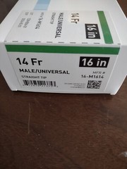 New 150 Male 5 Boxes Mc Kesson 16-M164 Straight Tip 14 Fr 16 In Cathiter