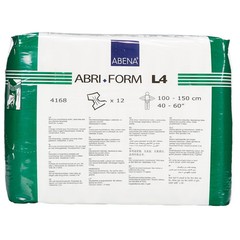 Abena Abri-Form Comfort L4 Incontinence Brief L Contoured 4168 36 Ct