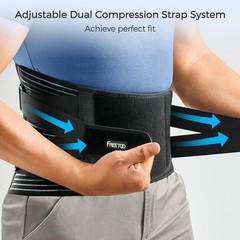 Durable Back Belt with Silicone Anti-Skid Bands