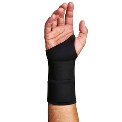 16624 ProFlex 675 Ambidextrous Double Strap Wrist Support Black Large Brace
