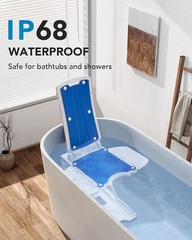 2-in-1 Electric Chair Lift for Elderly – Floor Lift & Waterproof Bath Lift f…