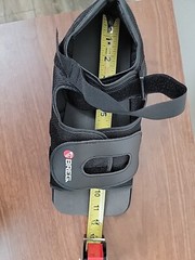 Breg Post-Op Walking Shoe Orthopedic Square Open Toe Size L 12″ sole