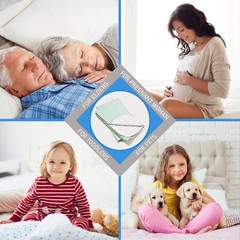 4 REUSABLE WASHABLE UNDERPADS BED PADS 34×36 HOSPITAL GRADE INCONTINENCE GREEN