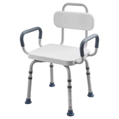 VEVOR Swivel Shower Chair with Arms and Back Heavy Duty Tub Shower Seat 400 lbs