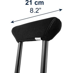 KMINA Underarm Crutches Large 54″-59″ Aluminum NEW