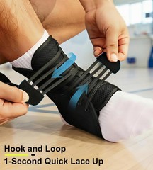 Quick Lace Up Ankle Brace for Sprained Ankle, Slim Fit Ankle Support Brace wi…