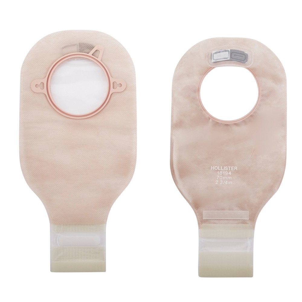 New Image Drainable 12″L 2pc System Colostomy Pouch 12 Inch Length 18194 10 Ct