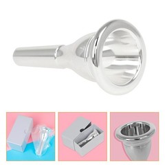 Helleberg Tuba Mouthpiece Replacement Accessory Durable ABS Plastic Instrument