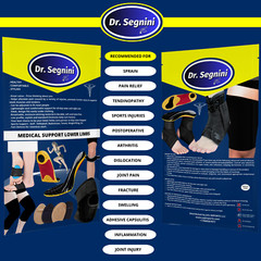 KNEE BRACE HINGED COMPRESSION SLEEVE JOINT SUPPORT OPEN PATELLA STABILIZER WRAP✅