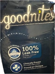 Diaper Goodnites Boys Extra Large Size 95 To 140 Lb 9 Count New Package