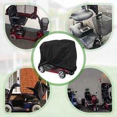 Mobility Scooter Cover,Waterproof Wheelchair Cover for 55x26x36inches, Black