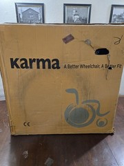 Karman S-ERGO 305 29 lbs Lightweight Wheelchair – Rose Red – Seat Size 18″ X 17″