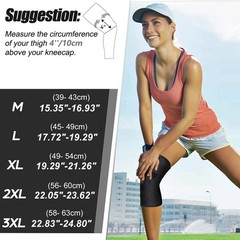Knee Brace Compression Support ACL Meniscus Tear Arthritis Pain Relief Sleeve