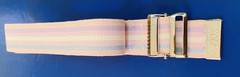 POSEY Womens PhysTherapy PinkStripeBelt 52in L x 2inW Gait,Walking,Transfer NEW