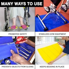 Dycem Non-Slip Material Square 8x12in Improve Stabilization & Gripping – Blue