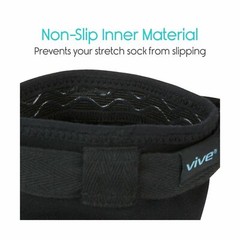 Vive Plantar Fasciitis Stretch Sock – Non Slip Calf Relief. PAIN RELIEF!! LARGE