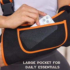 Arm Sling Shoulder Support Elbow Wrist Brace Adjustable Buckle Size M