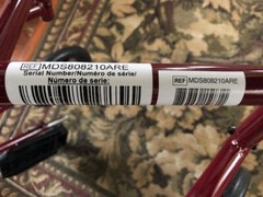Medline Red Aluminum Transport Folding Wheelchair with 12″ Rear Wheels