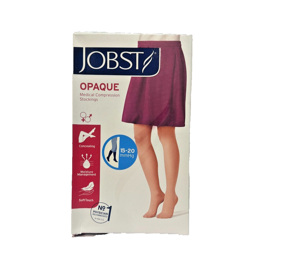JOBST Opaque Knee High 15-20mmHg (Classic Black) Small, 115200